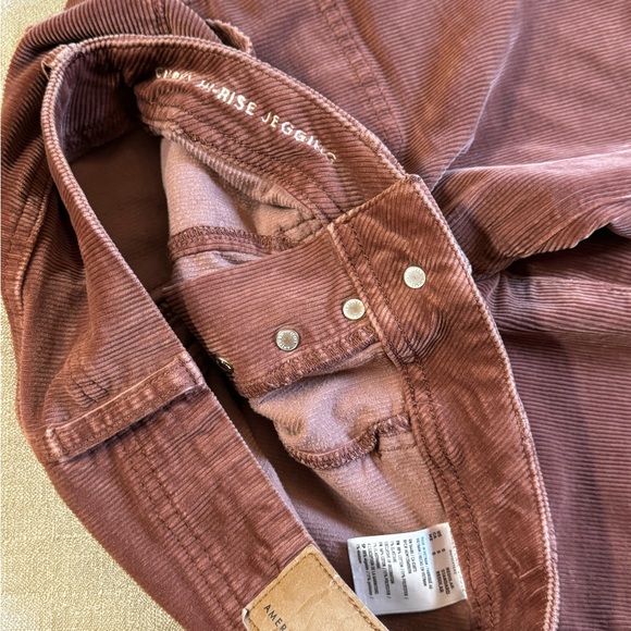 American Eagle Brown Corduroy Jeggings - Picture 6 of 7